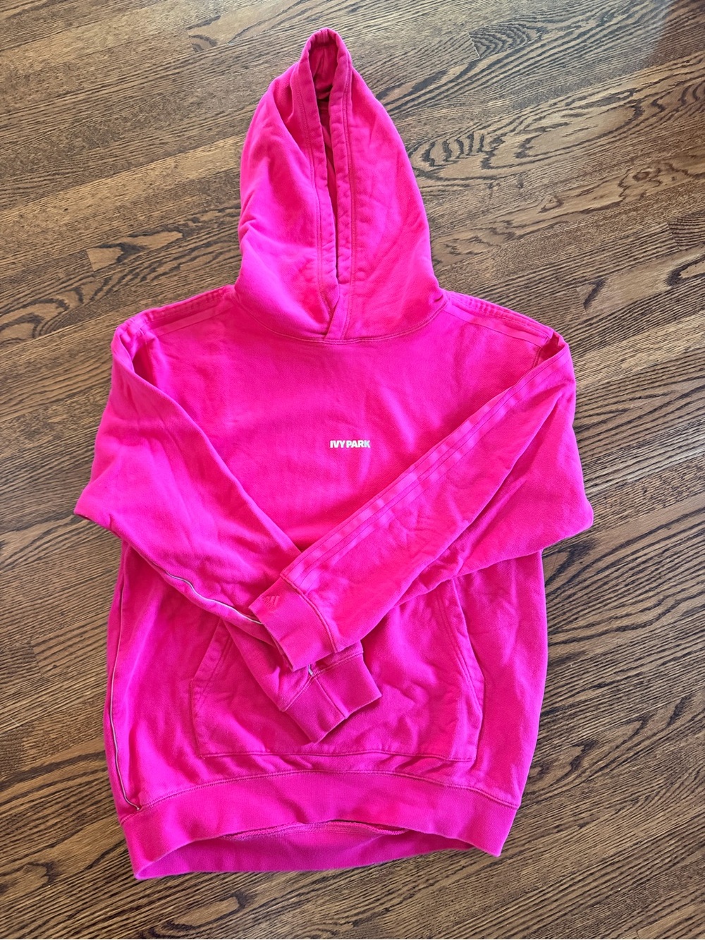 adidas Bright Hot Pink Hoodie with Front Pocket